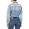 Lucky Brand Women’s Cut Off Denim Trucker Jacket(Sunspot)