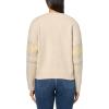 Lucky Brand Women’s Fair Isle Crew Neck(Natural Multi)