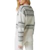 Lucky Brand Women’s Fairisle Crew Sweater(Whisper White Multi)