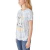 Lucky Brand Women’s Graphic Tee(Blue Tie Dye)