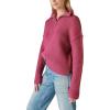 Lucky Brand Women’s Half Zip Pullover Sweater(Boysenberry)