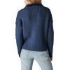 Lucky Brand Women’s Half Zip Pullover Sweater(Cadet Navy)