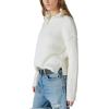 Lucky Brand Women’s Half Zip Pullover Sweater(Whisper White)