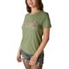 Lucky Brand Women’s Hendrix Floral Classic Crew Tee(Olivine)