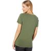 Lucky Brand Women’s Janis Joplin Classic Crew Tee(Winter Moss)