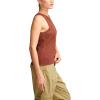 Lucky Brand Women’s Knit Rib Sweater Tank(Cinnamon)