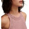 Lucky Brand Women’s Knit Rib Sweater Tank(Mauve Shadows)