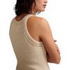 Lucky Brand Women’s Knit Rib Sweater Tank(Tofu)
