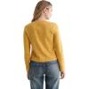 Lucky Brand Women’s Long Sleeve Button Up Pointelle Cardigan(Yellow Multi)