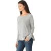 Lucky Brand Women’s Long Sleeve Crew Neck Top(Heather Grey)