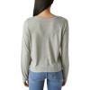 Lucky Brand Women’s Long Sleeve V Neck Tee(Balsam Green)