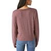 Lucky Brand Women’s Long Sleeve V Neck Tee(Fudge)