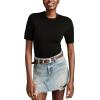 Lucky Brand Womens Sweater Tee(Dark Black)