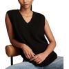 Lucky Brand Women’s Sweater Vest(Dark Black)