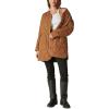 Lucky Brand Womens Women’s Reversible Shine Quilted Liner Jacket(Cognac)