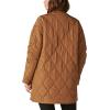 Lucky Brand Womens Women’s Reversible Shine Quilted Liner Jacket(Cognac)