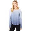 Lucky Brand Womens Cloud Jersey Long Sleeve Crew(Nightshadow Blue)