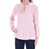 Lucky Brand Women’s Embroidered Peasant Blouse(Pink)