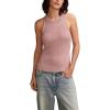 Lucky Brand Women’s Knit Rib Sweater Tank(Mauve Shadows)
