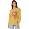 Lucky Brand Women’s Rolling Stones Crewneck(Antelope)