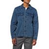 Lucky Brand mens Indigo Basket Weave Jacket(Indigo)