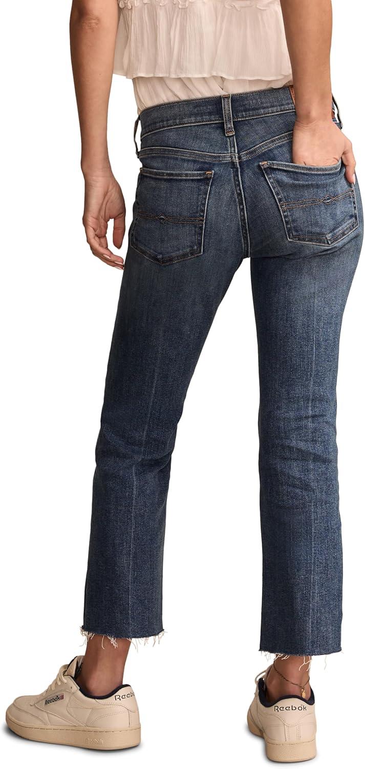 imageLucky Brand Womens Sweet Kick Crop JeansBella Stella Wash