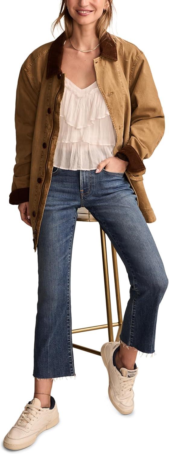 imageLucky Brand Womens Sweet Kick Crop JeansBella Stella Wash