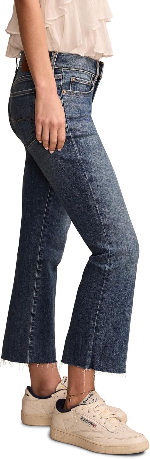 imageLucky Brand Womens Sweet Kick Crop JeansBella Stella Wash