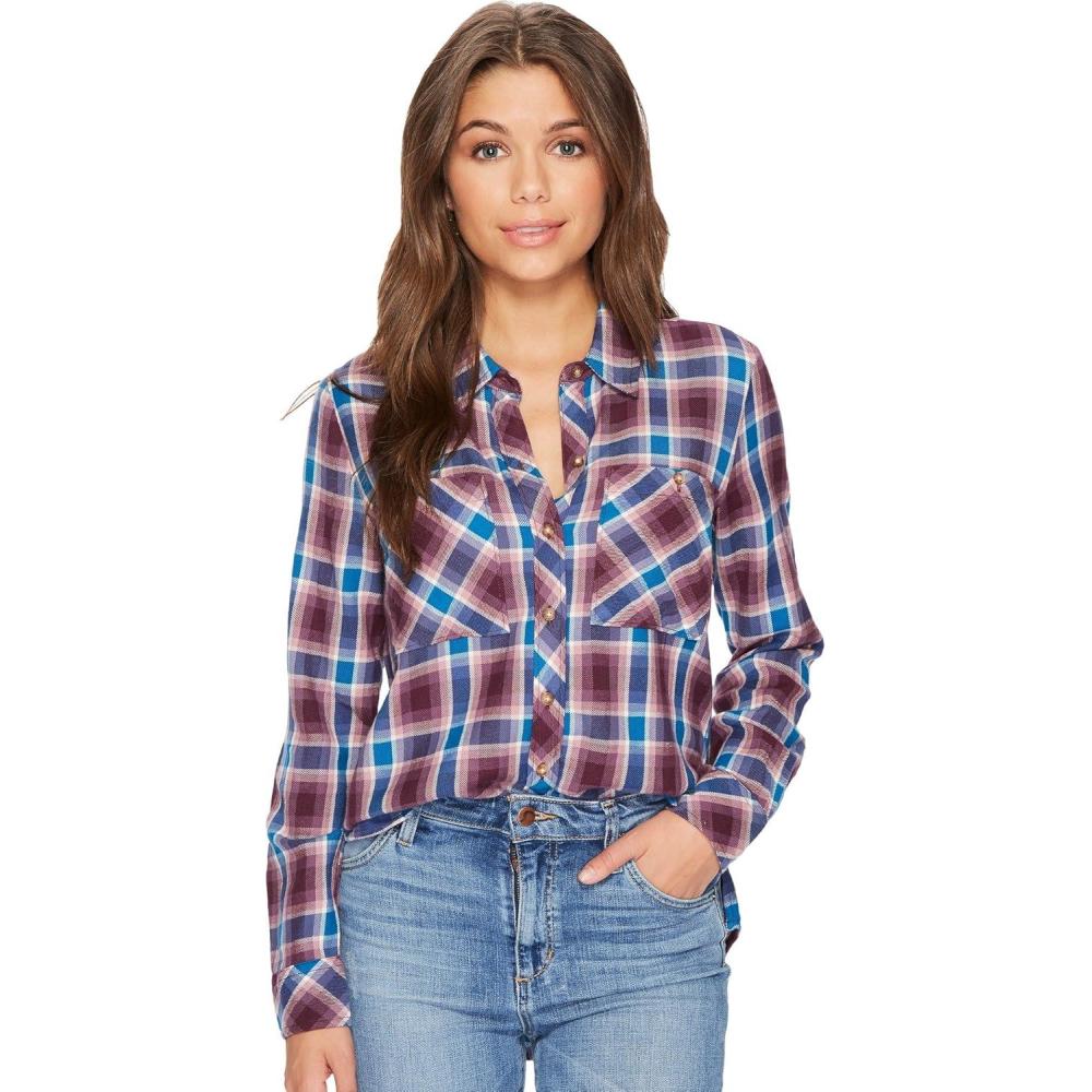 imageLucky Brand Plaid Shirt in Purple MultiPurpleMulti