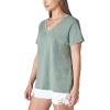 Lucky Brand Women’s Classic V-Neck Tee(Balsam Green)