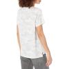 Lucky Brand Women’s Classic V-Neck Tee(Grey Camouflage)
