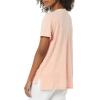 Lucky Brand Women’s Classic V-Neck Tee(Papaya Punch)