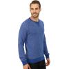Lucky Brand Mens Long Sleeve Crewneck Sweatshirt(Cobalt Blue)