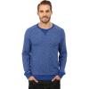 Lucky Brand Mens Long Sleeve Crewneck Sweatshirt(Cobalt Blue)