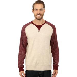 Lucky Brand Mens Long Sleeve Crewneck Sweatshirt(Multi)