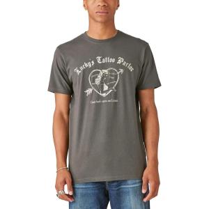 Lucky Brand Men’s Lucky Tattoo Graphic Tee(Raven)