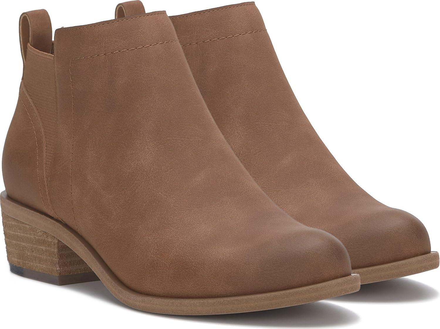 imageLucky Brand Badene Stacked Heel BootieGingerGinger