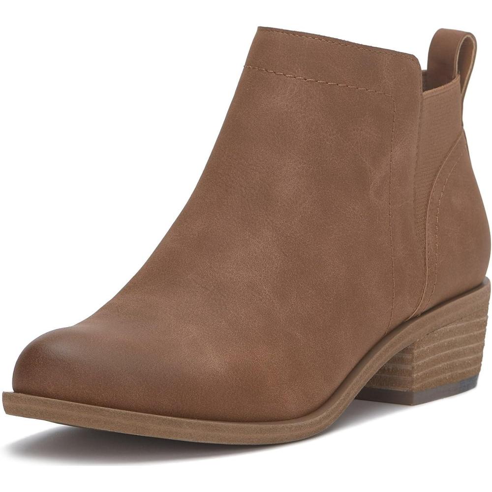 imageLucky Brand Badene Stacked Heel BootieGingerGinger