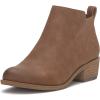 Lucky Brand Badene Stacked Heel Bootie(Ginger/Ginger)