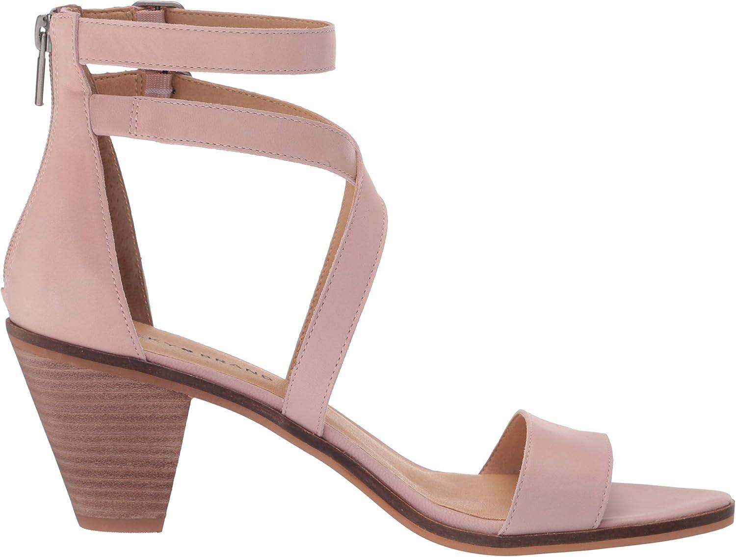 imageLucky Brand womens Ressia Ankle Strap SandalAdobe Rose
