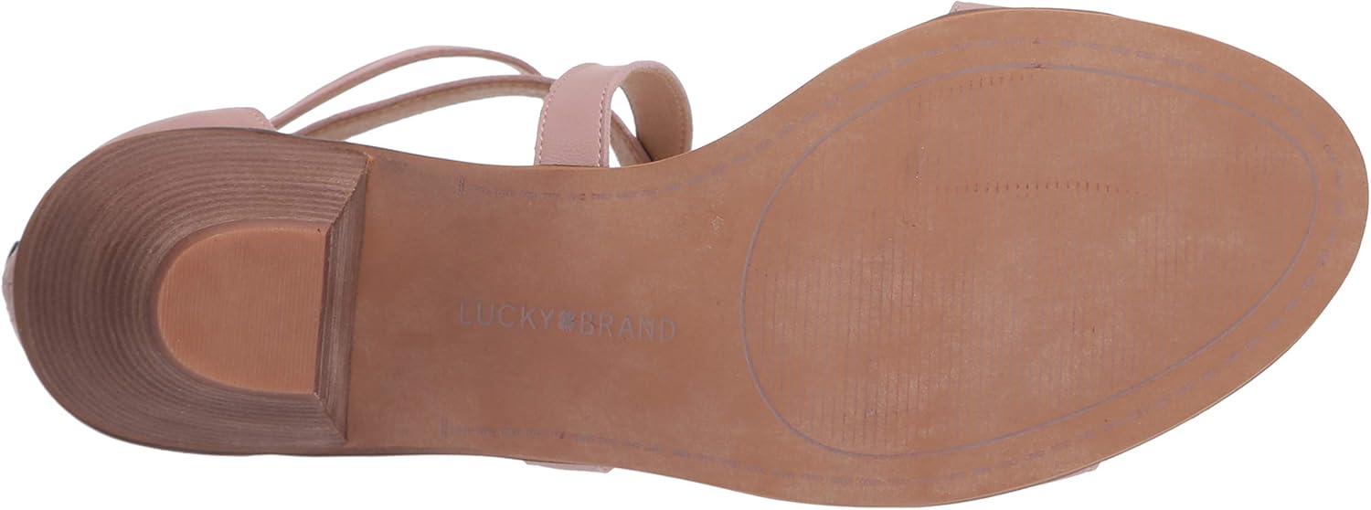 imageLucky Brand womens Ressia Ankle Strap SandalAdobe Rose