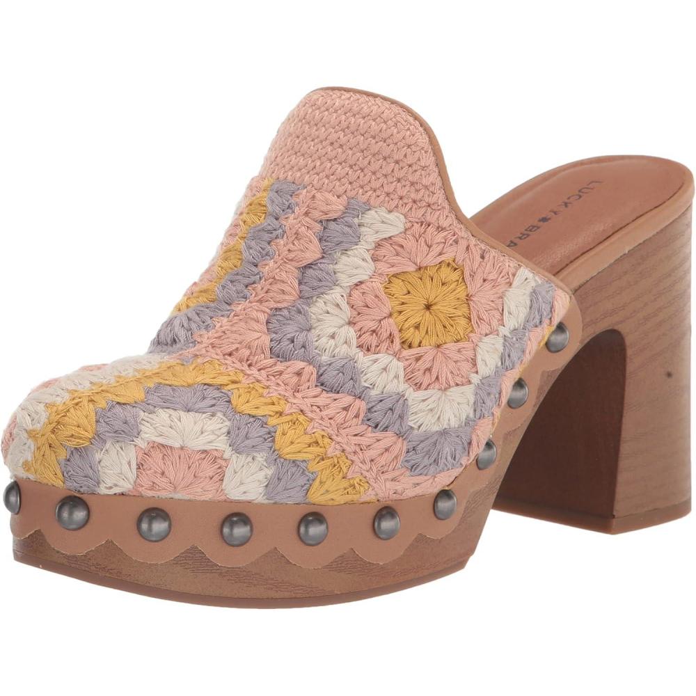 imageLucky Brand Womens Immia High Heel ClogPastel Multi