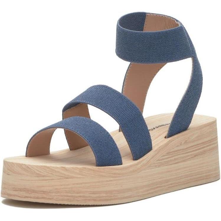 imageLucky Brand Womens Samella Platform Sandal WedgeJeans