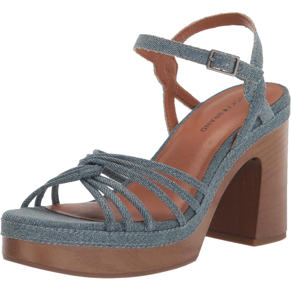 imageLucky Brand womens Ismene Strappy High Heel SandalMedium