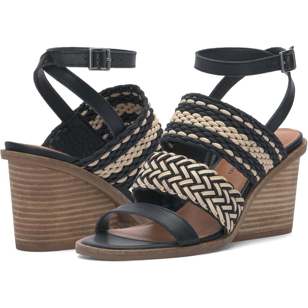 imageLucky Brand womens Lissie Braided High Heel SandalBlack Multi