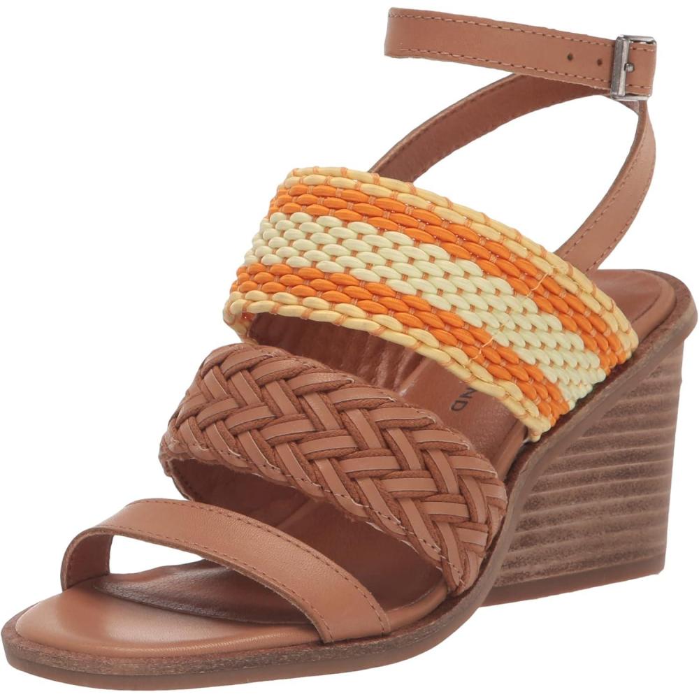 imageLucky Brand womens Lissie Braided High Heel SandalTan Sunflower