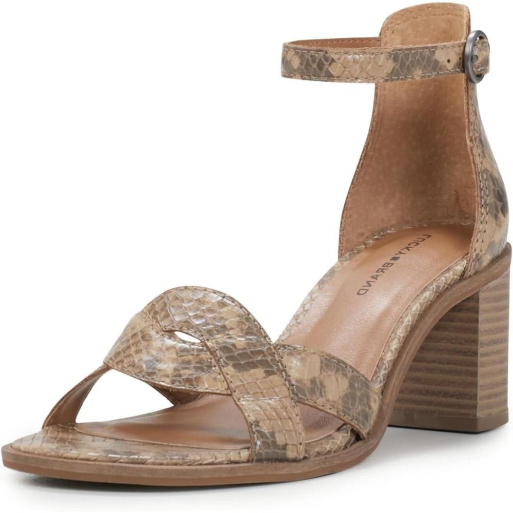 imageLucky Brand womens Sarwa Ankle Strap SandalNatural