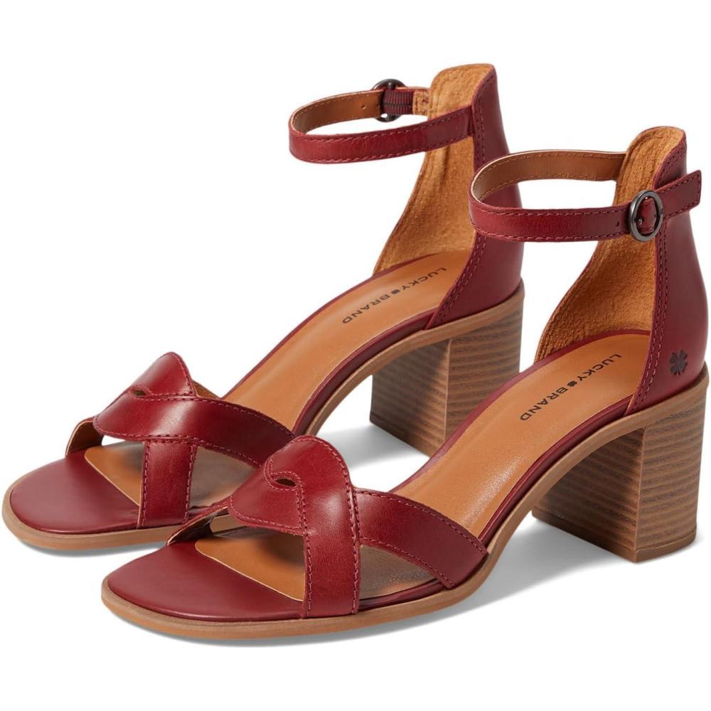 imageLucky Brand womens Sarwa Ankle Strap SandalSundried Tomato
