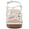 Lucky Brand Women’s Bassie Strappy High Heel Sandal Heeled(Bright White)