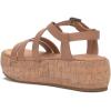 Lucky Brand Women’s Jacobean Platform Sandal Wedge(Tan)